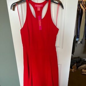 Flirty fun red Catherine Malandrino cocktail dress